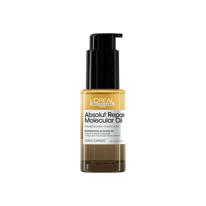 L'Oreal Professionnel Absolut Repair Molecular bi-phase hair oil 30ml (British brand)