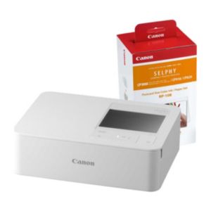 Canon SELPHY CP1500 Kabelloses Fotodrucker-Tintenpapier-Set Weiß