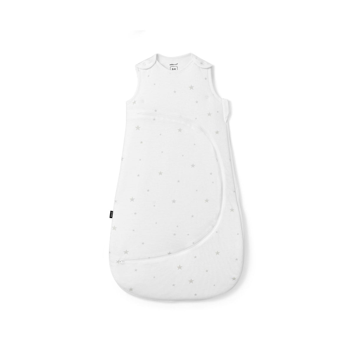 Snuz Snuzpouch sleeping bag white star 0-6 months 1.0 tog - British product