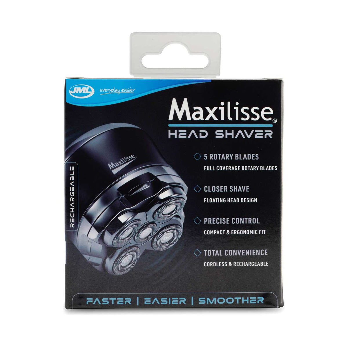 JML Maxilisse head shaver grooming tool, imported from the UK