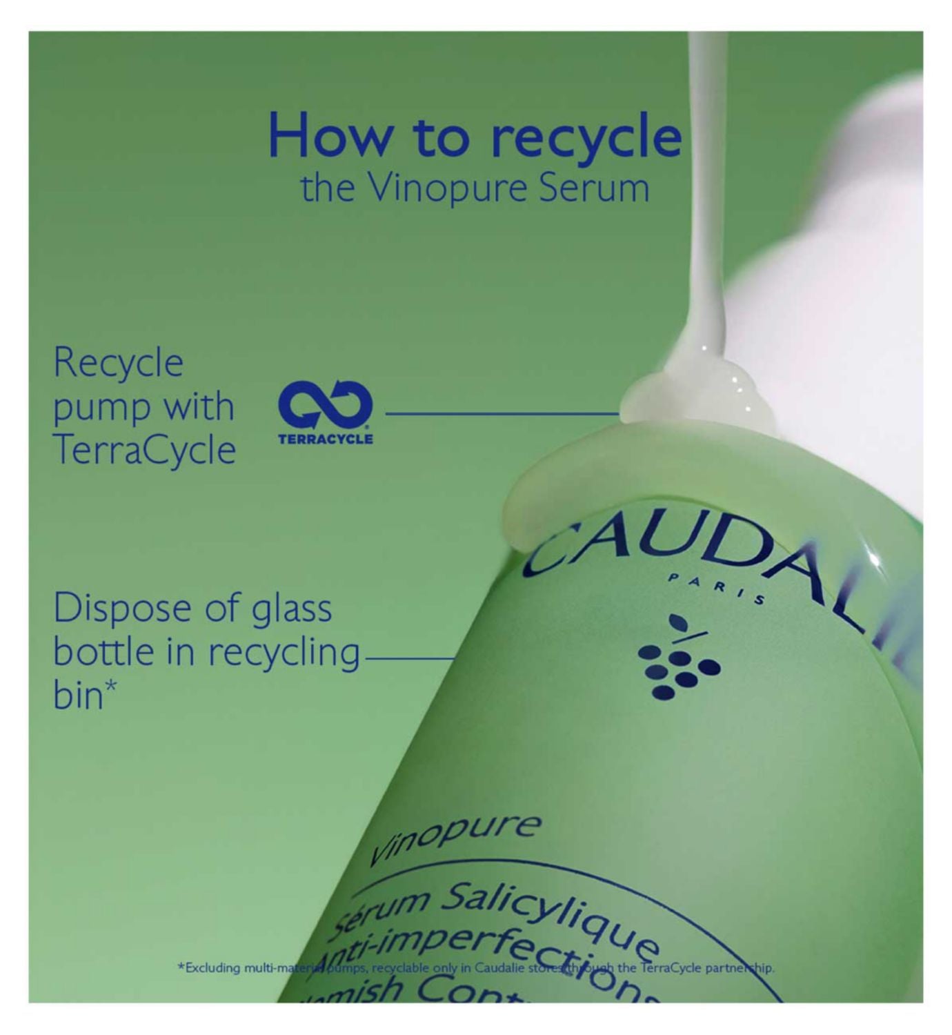 Caudalie Vinopure blemish control salicylic serum 30ml - British product