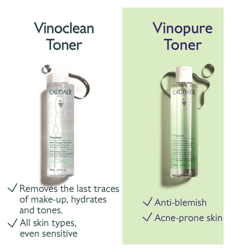 Caudalie Vinopure Purifying Toner 200ml, UK version