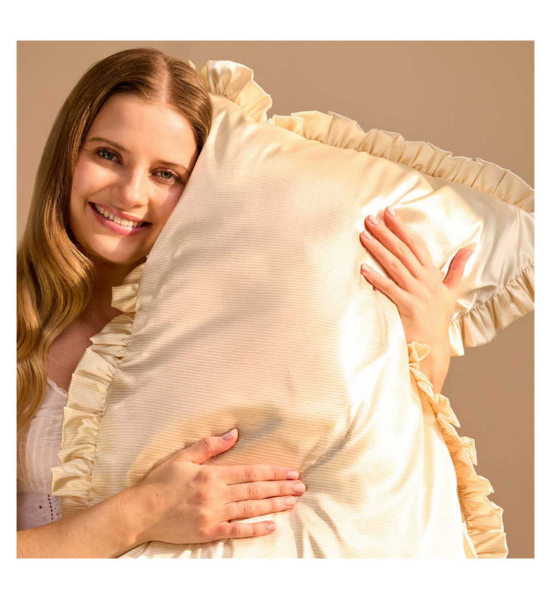 Silver Cloud frilly pillowcase 50x75cm, imported from the UK