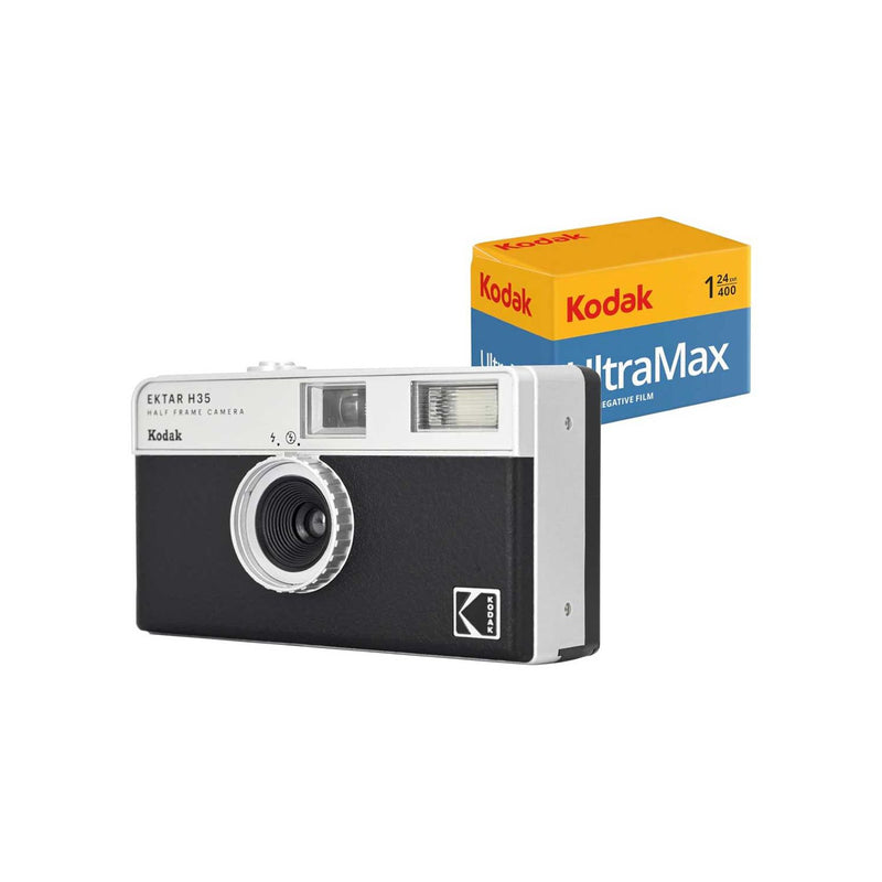 Kodak Ektar H35 half frame film camera black - British product
