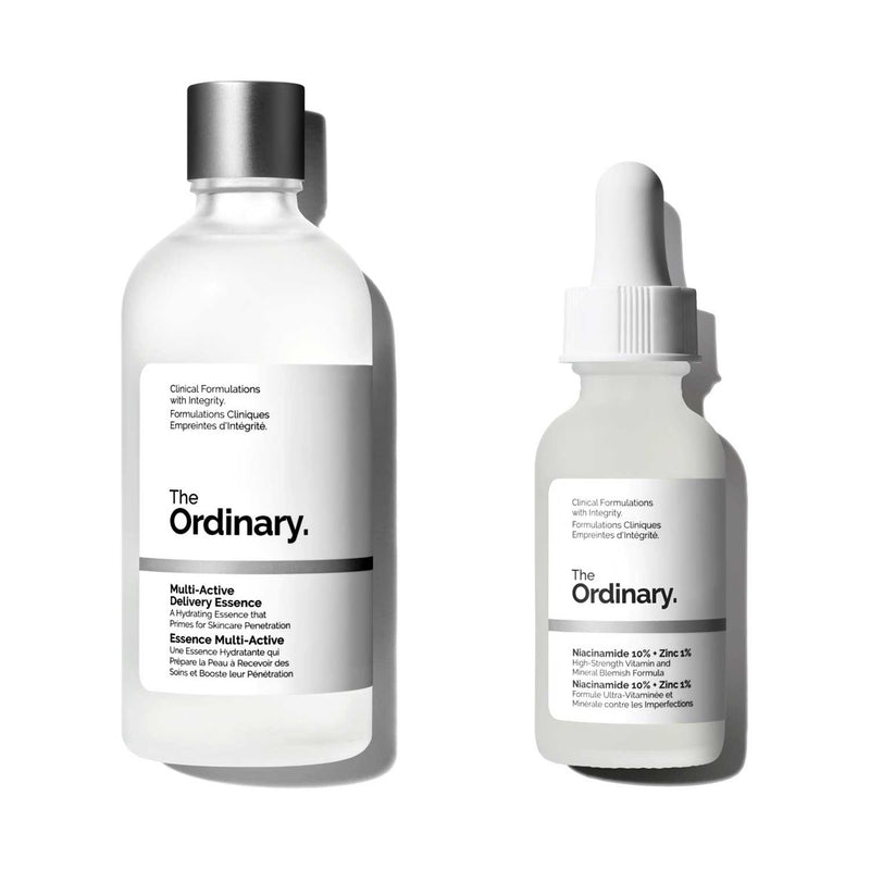 The Ordinary Radiance Bundle skincare duo with serums, UK version