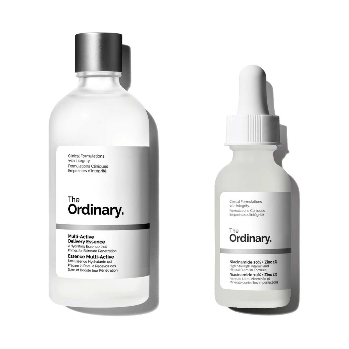 The Ordinary Radiance Bundle skincare duo with serums, UK version