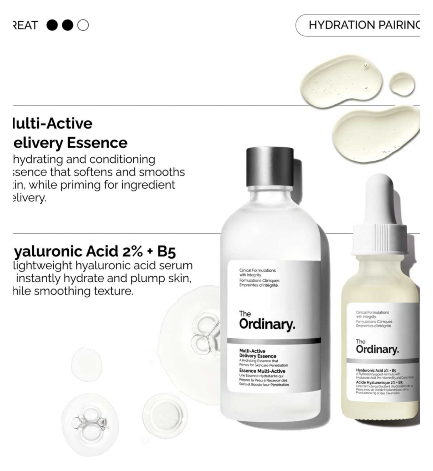The Ordinary Hydration Bundle 100ml 30ml (British brand)