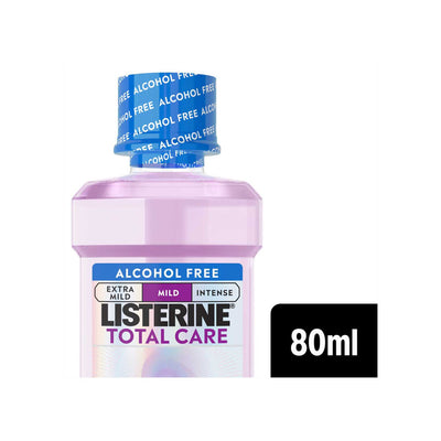 Boots LISTERINE Total Care Milder Taste Zero Alcohol Mouthwash 80ml- Buy online at McGrocer