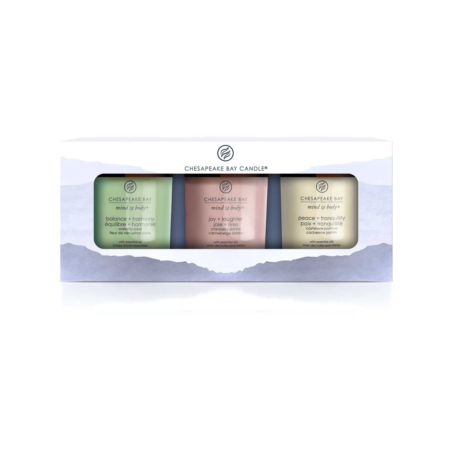 Chesapeake Bay Candle small tumbler gift set (British brand)