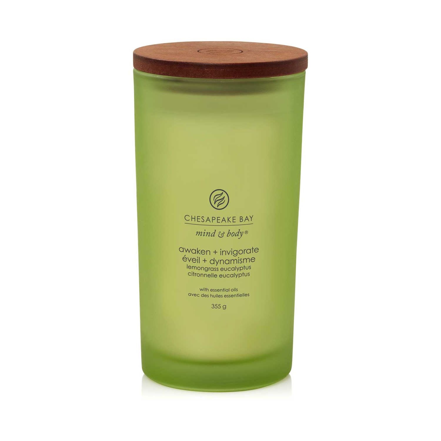 Chesapeake Bay large candle lemongrass eucalyptus 355g, UK version