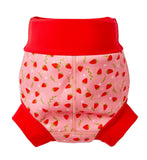 Splash About Happy Nappy reusable swim nappy XL Strawberry Fields, imported from the UK