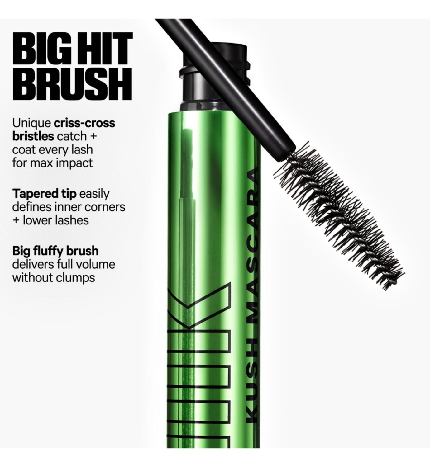 Milk Makeup Kush Big Hit Volumizing Mascara 8.5g, imported from the UK