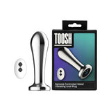 Toosh remote controlled metal vibrating anal plug (British brand)