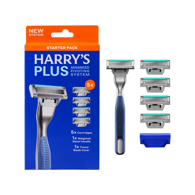 Boots Harry's Plus Razor and 5 Blades Tide Set- Buy online at McGrocer