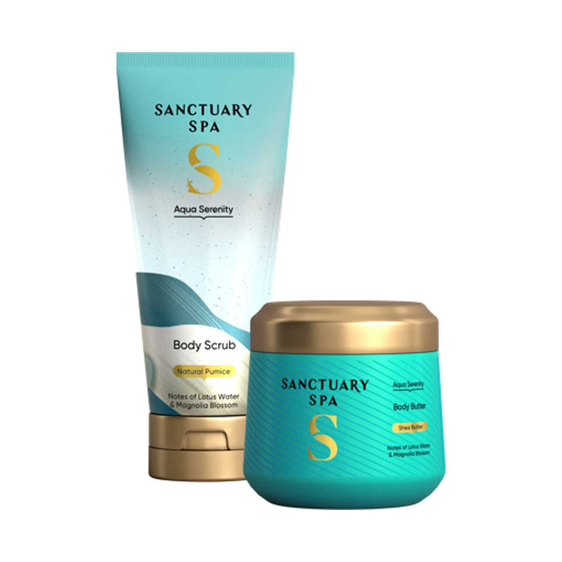 Sanctuary Spa Scrub and Butter Bundle, imported from the UK