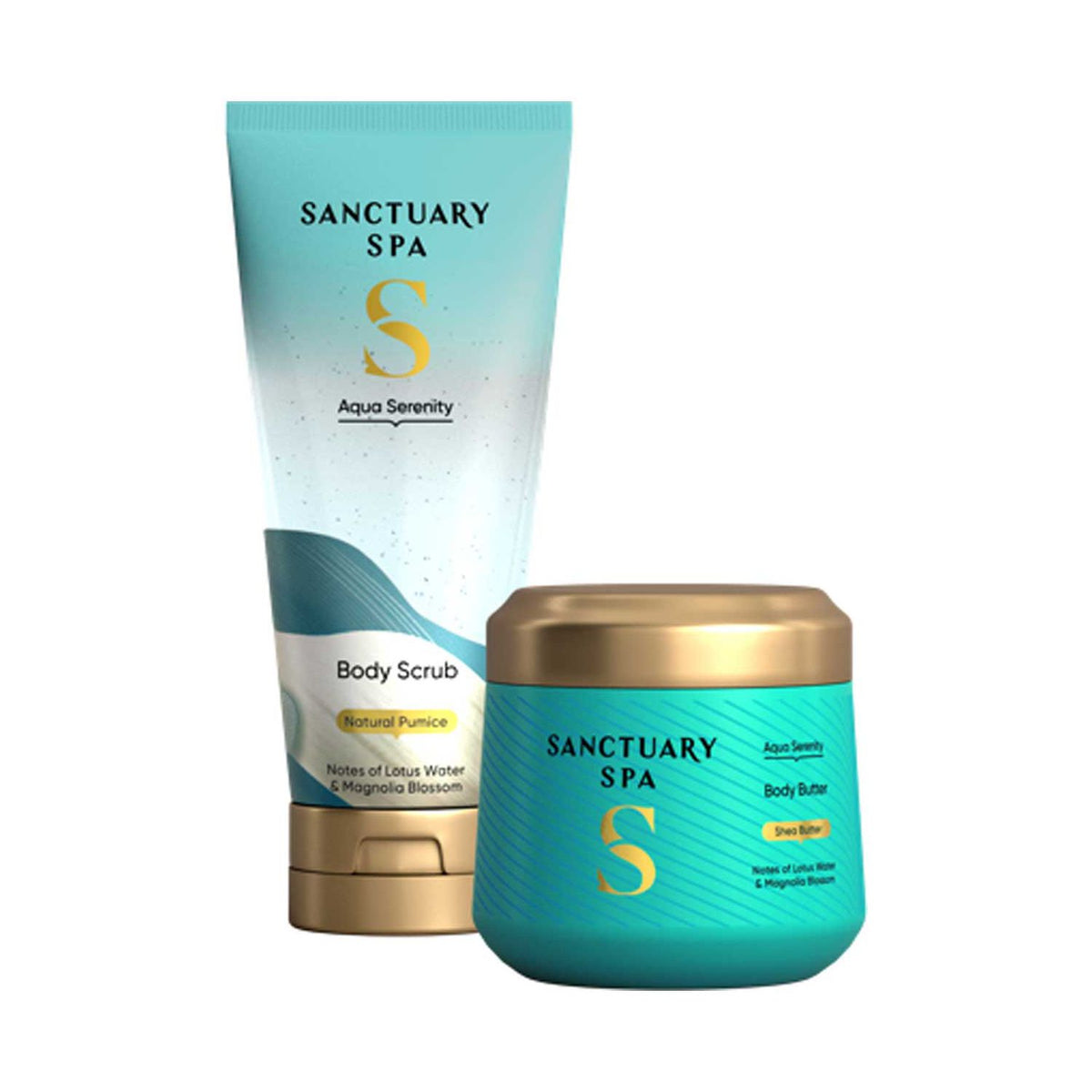 Sanctuary Spa Scrub and Butter Bundle, imported from the UK