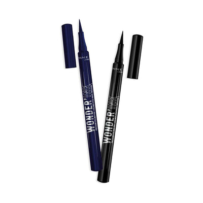 Boots Rimmel Wonder'Ink Black & Aquatic Aria Liquid Eyeliner Duo 1.2ml- Buy online at McGrocer
