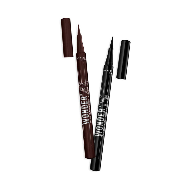 Rimmel Wonder'Ink eyeliner duo black and brown, UK version
