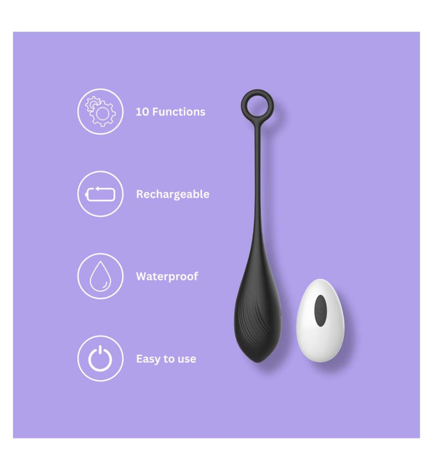 Mina Divine Remote Love Egg 10 functions, imported from the UK