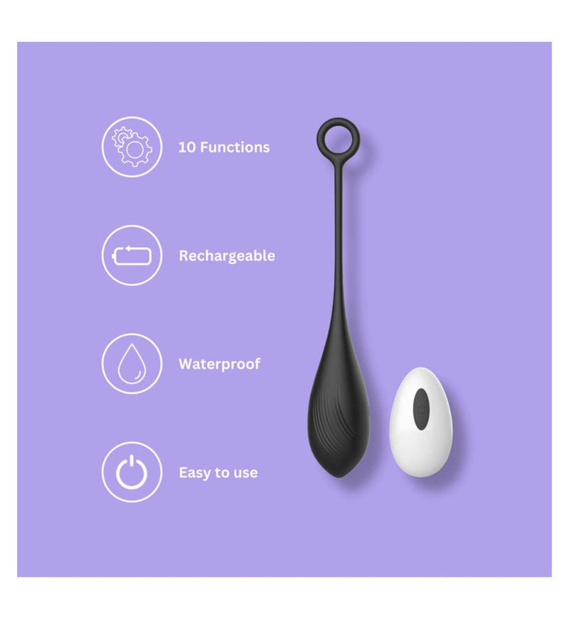 Mina Divine Remote Love Egg 10 functions, imported from the UK
