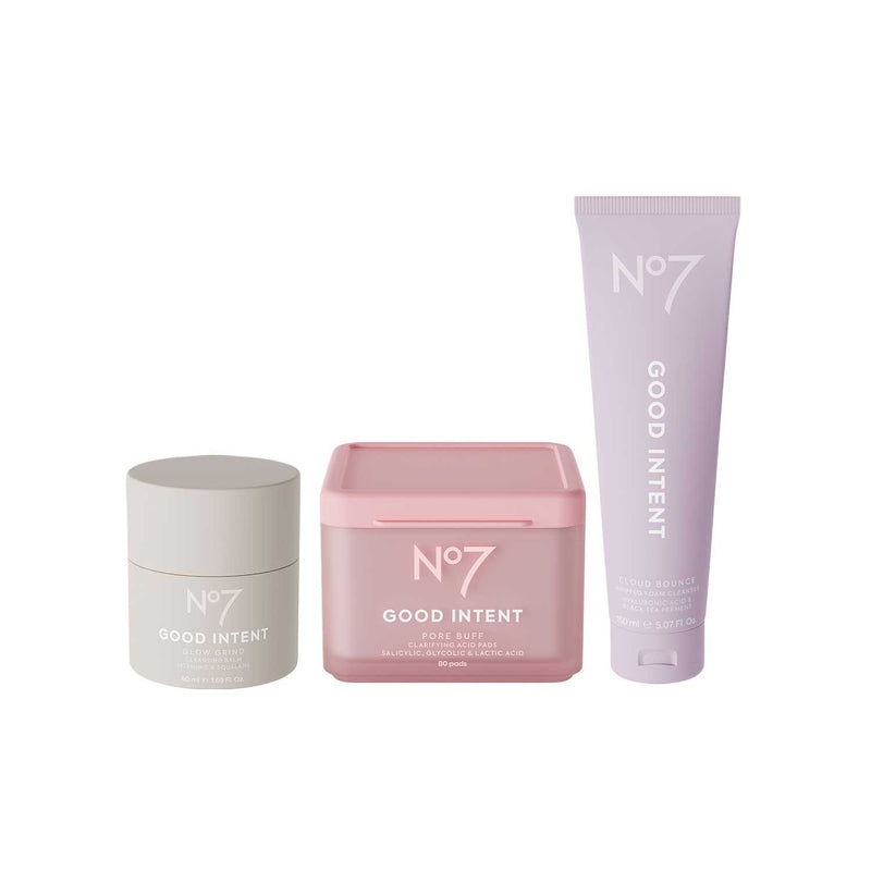 No7 Good Intent Clear Skin Trio (British brand)