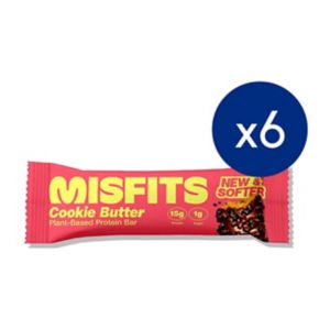 Boots Misfits Cookie Butter Protein Bar 50g Pack of 6 - Kjøp online hos McGrocer