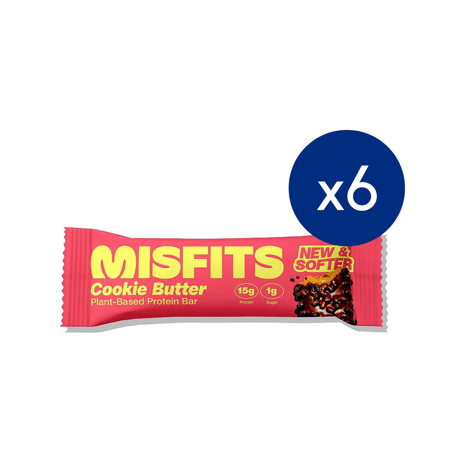 Misfits Cookie Butter Protein Bar 50g 6s