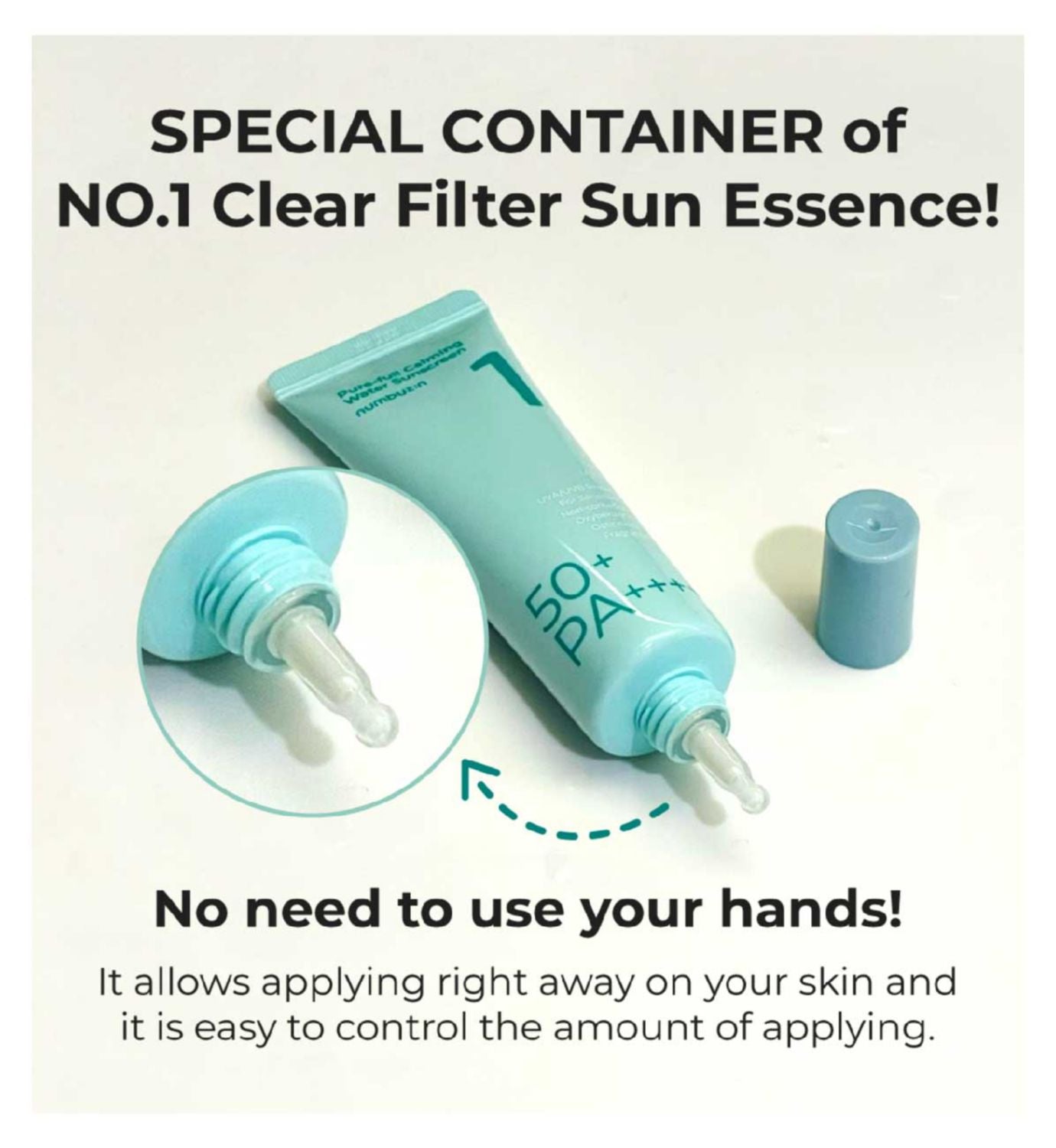 Numbuzin No.1 Clear Filter Sun Essence SPF50+ PA++++ 50ml, UK version