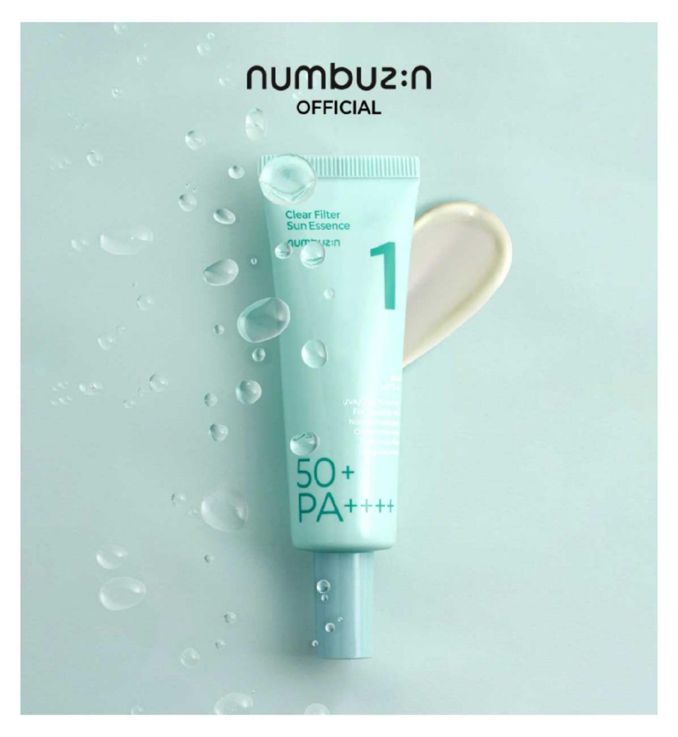Numbuzin No.1 Clear Filter Sun Essence SPF50+ PA++++ 50ml, UK version
