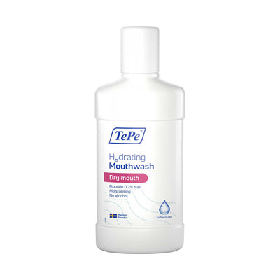 Boots TePe Hydrating Mouthwash Unflavoured 500ml- Buy online at McGrocer