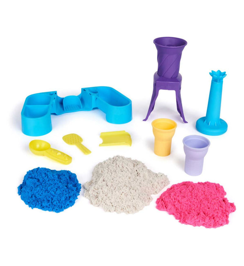 Spinmaster Kinetic Sand Soft Serve Station playset 396g, UK version