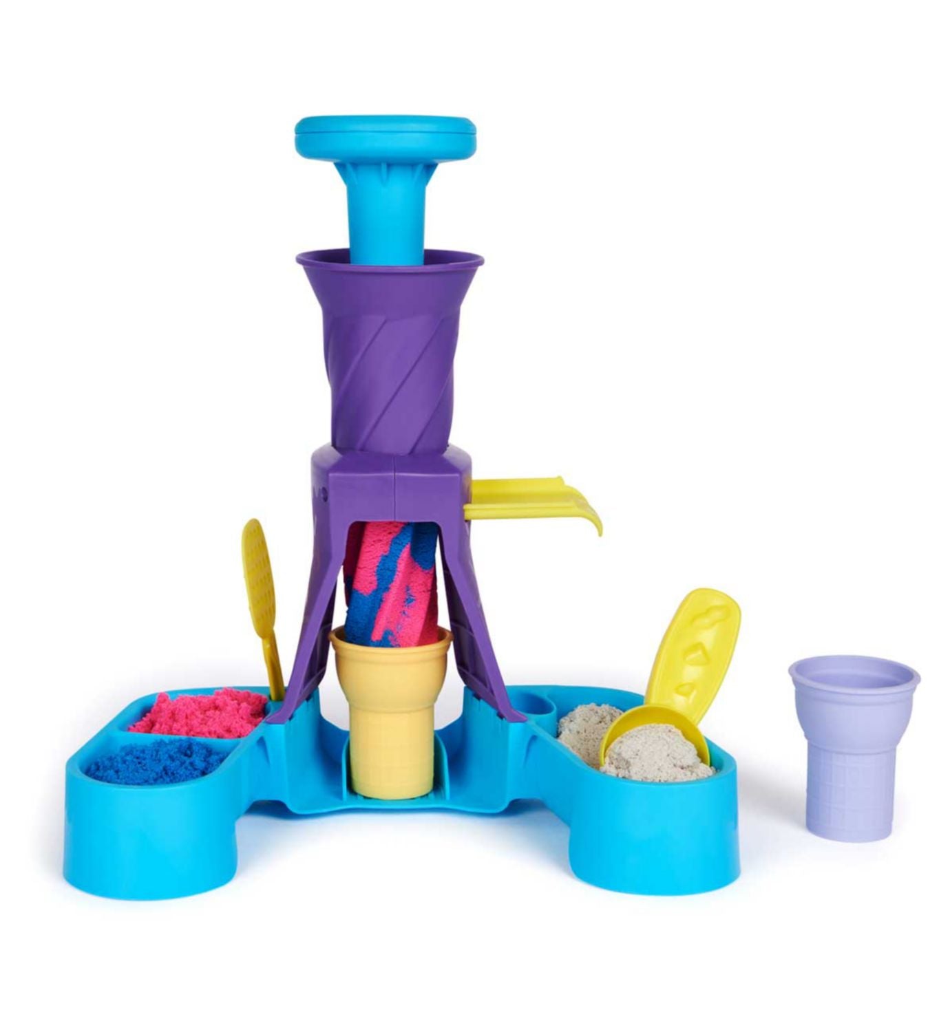 Spinmaster Kinetic Sand Soft Serve Station playset 396g, UK version
