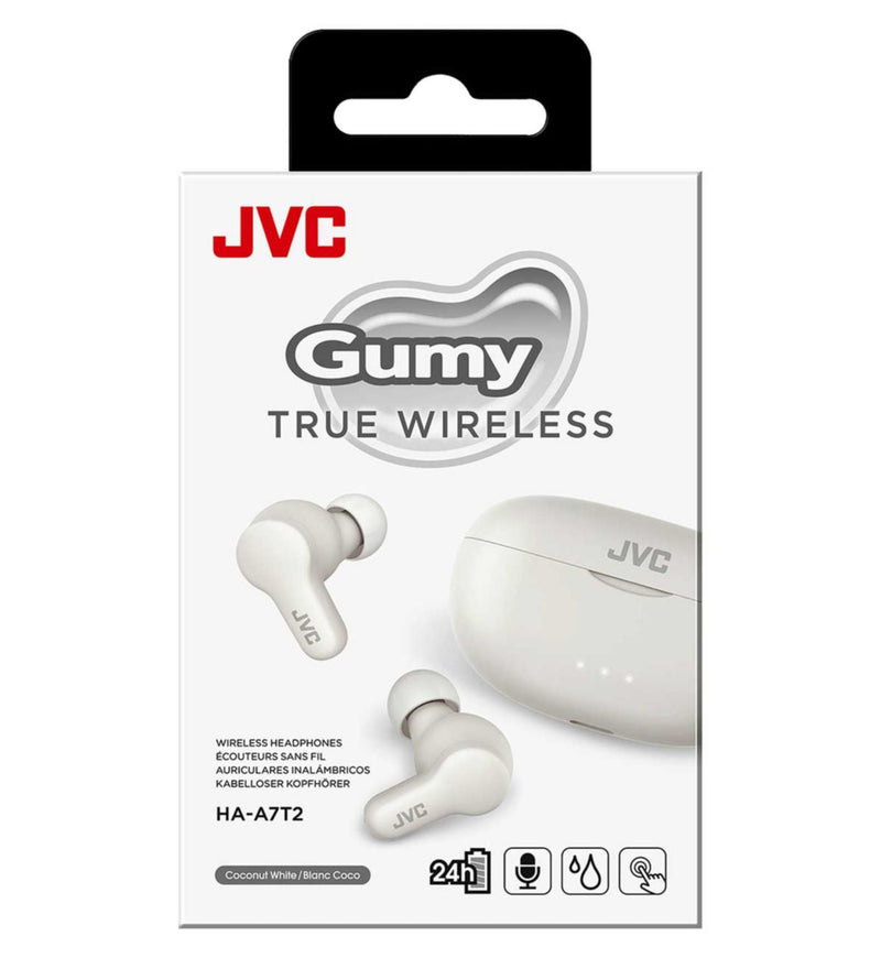 JVC Gumy wireless earphones HA-A7T2 white, UK version