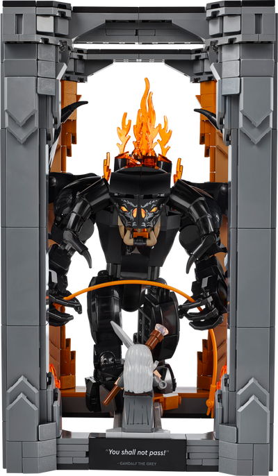 Lego LEGO The Lord of the Rings Balrog Book Nook Building Set 1201 Pieces- Buy online at McGrocer