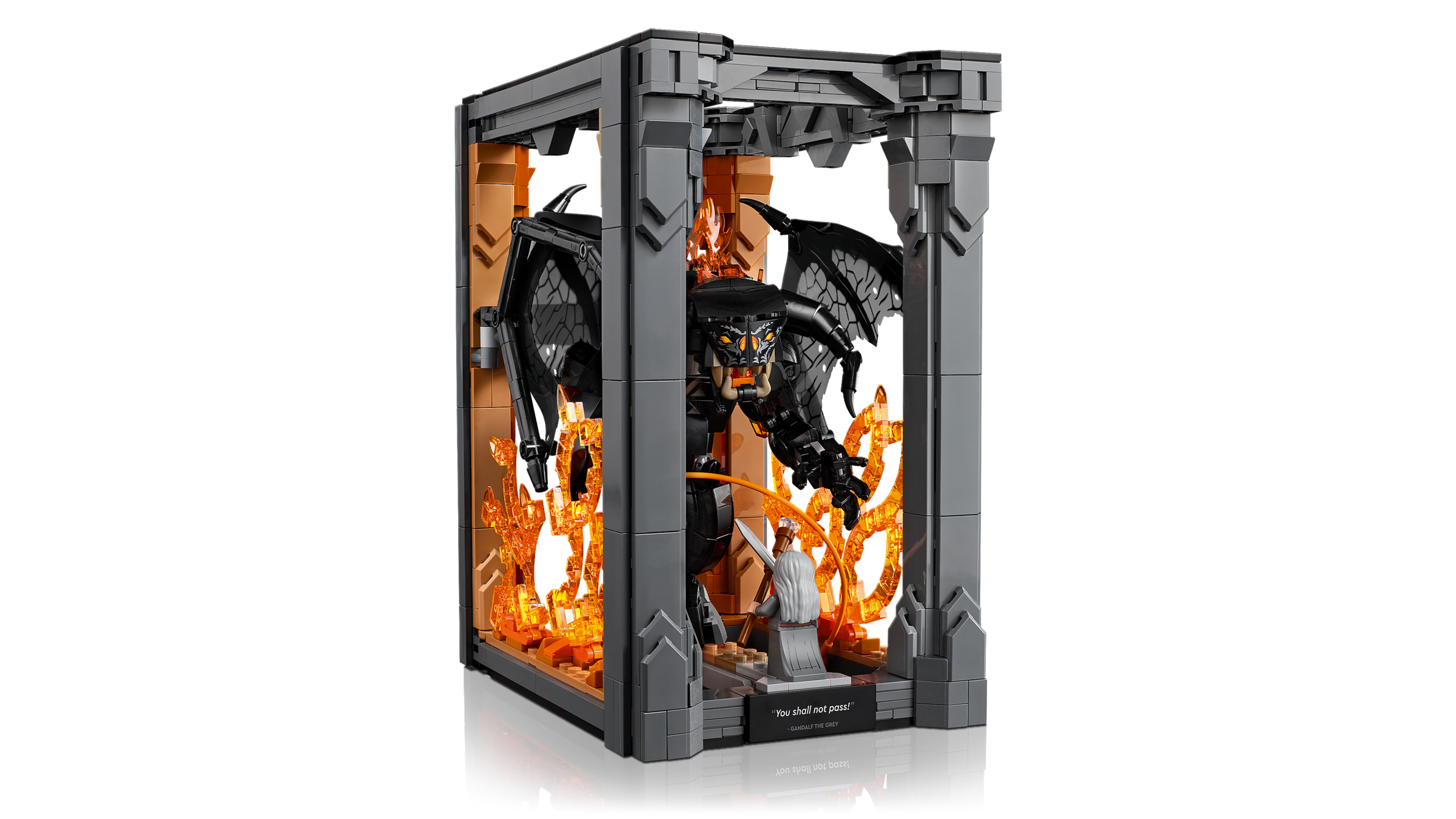 LEGO Balrog Book Nook 1201 Pieces imported from the UK