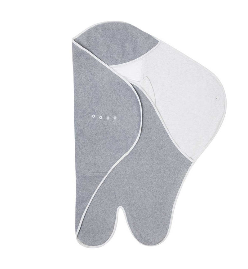 Purflo Cosy Wrap travel blanket 0-9M Minimal Grey - British product