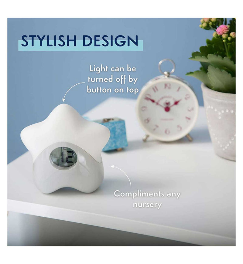 Purflo Starlight colour changing room thermometer, UK version