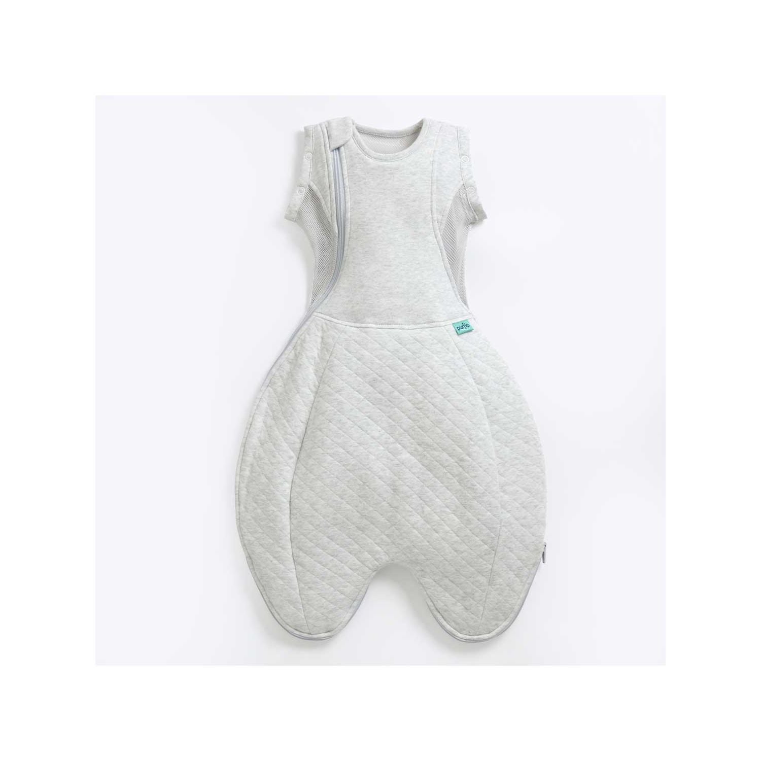 Purflo swaddle sleep bag 2.5 Tog Minimal Grey - British product