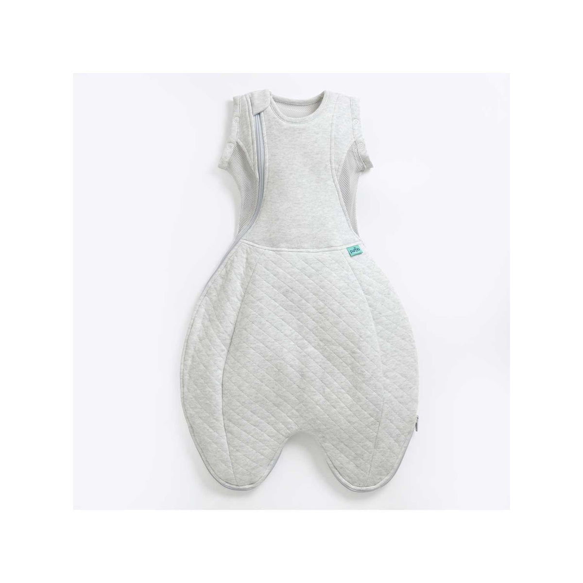 Purflo swaddle sleep bag 2.5 Tog Minimal Grey - British product