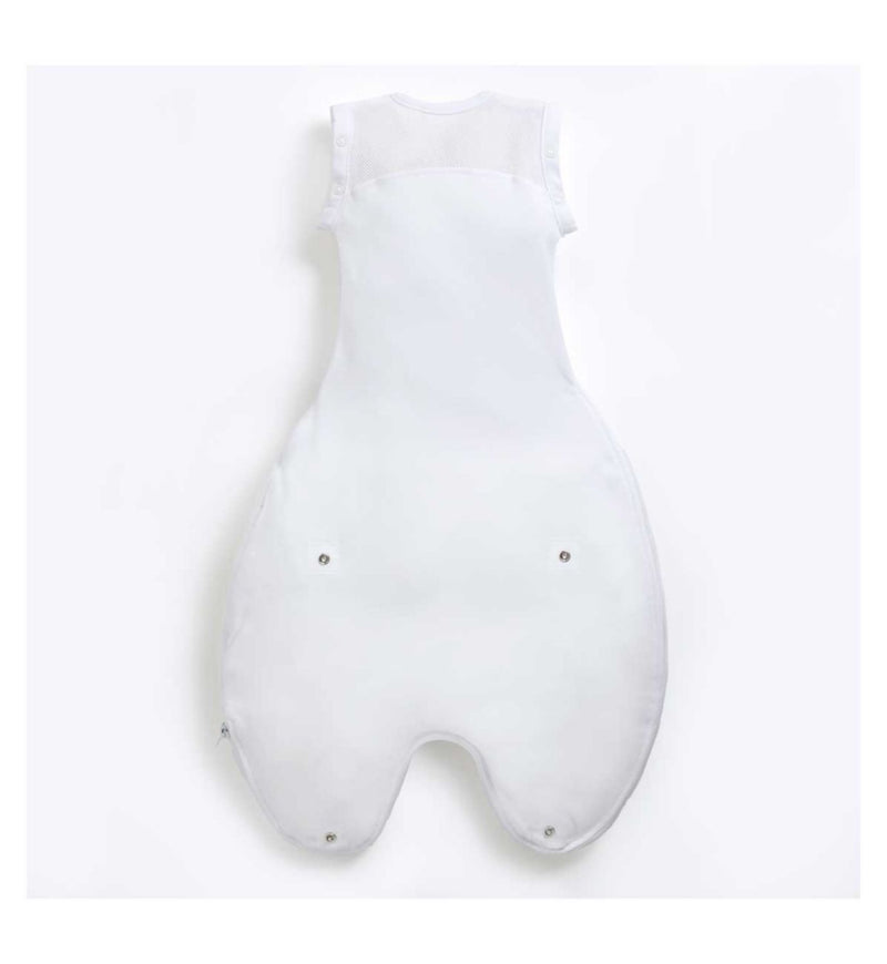 Purflo swaddle to sleep bag 2.5 Tog Soft White - British product