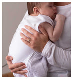 Purflo swaddle to sleep bag 2.5 Tog Soft White - British product