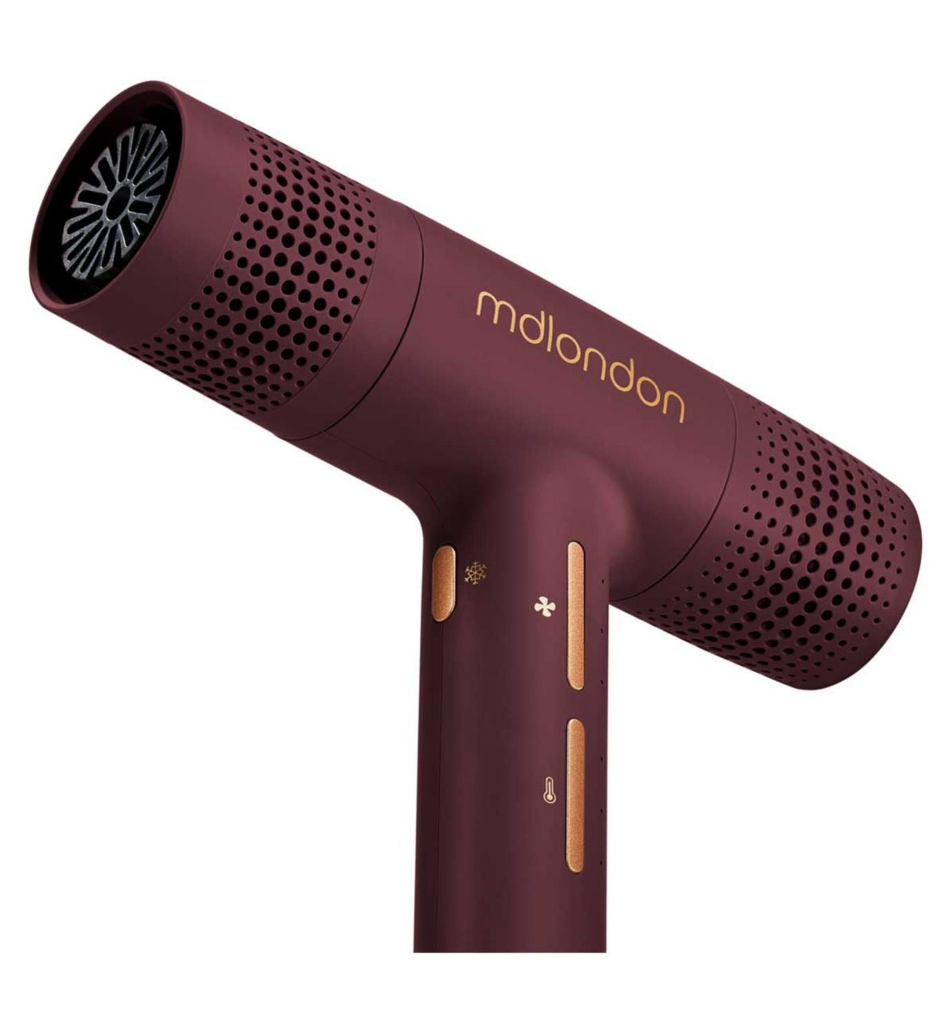 mdlondon blow hair dryer Berry, imported from the UK