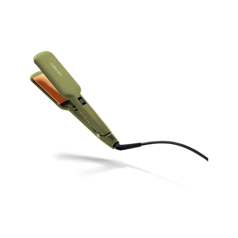 MD London hair straightener Phat Olive Green - British product