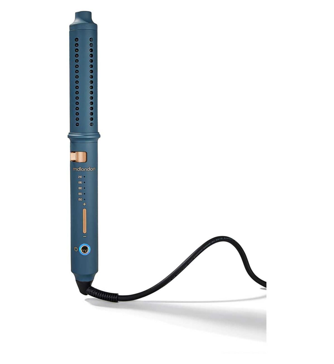 mdlondon wave heated barrel brush casal blue (British brand)