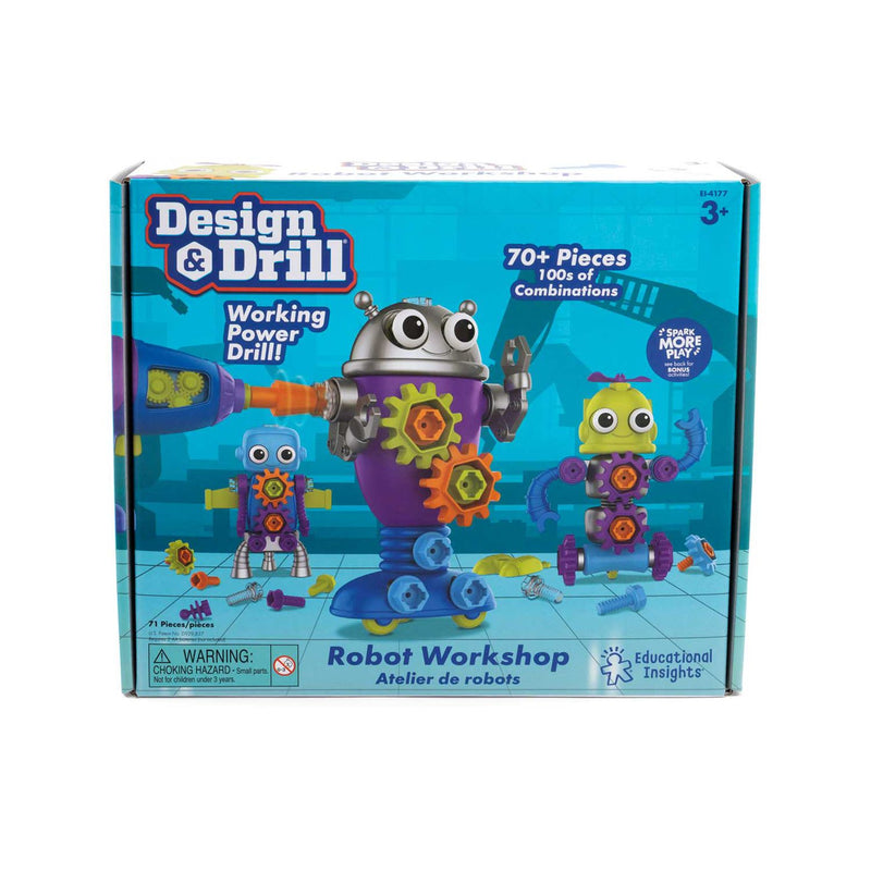 Learning Resources robot workshop playset, imported from the UK