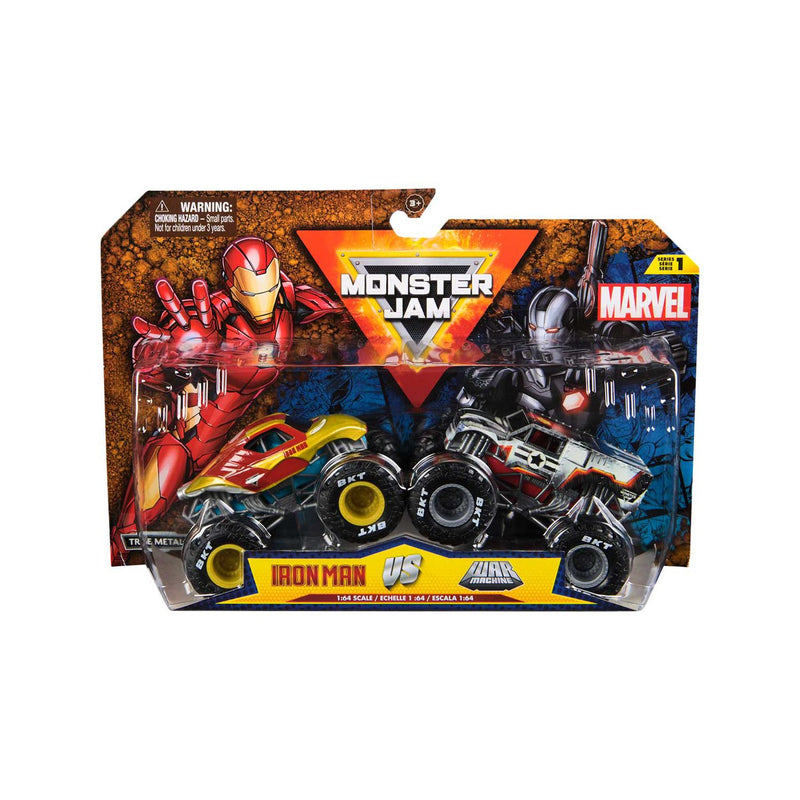 Spin Master Monster Jam Marvel die-cast 2-pack 1:64 (British brand)