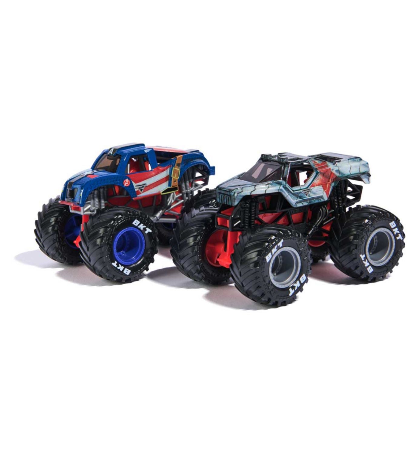 Spin Master Monster Jam Marvel die-cast 2-pack 1:64 (British brand)