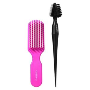 Ensemble d'outils de coiffage Edge Control & Mini Detangler de No Knot Co
