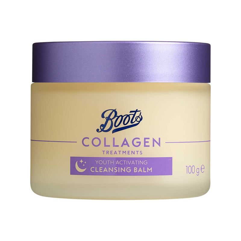 Boots Collagen Cleansing Balm 100ml, imported from the UK