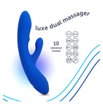 PlusOne Luxe Dual Massager silicone vibrator, imported from the UK